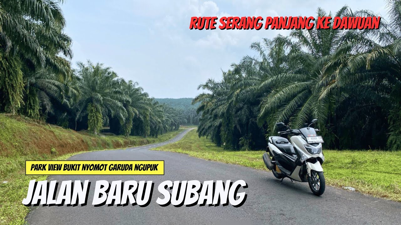 Jalan Baru Subang Rute Serangpanjang ke Dawuan via Bukit Nyomot yang LAGI VIRAL