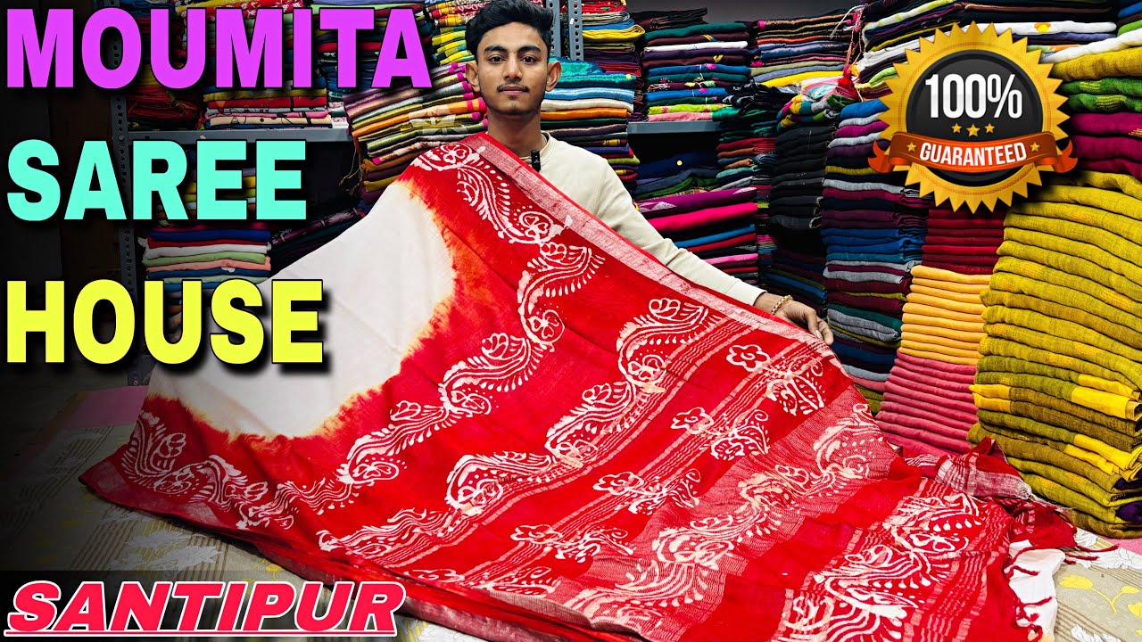 100% Pure Mal Cotton | Bengal Cotton | Tissue Linen Saree Manufacturer in @Moumitasaree5345 