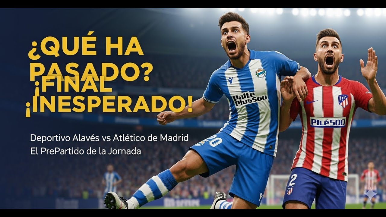 ¡FINAL INESPERADO! ¿QUÉ HA PASADO en el Alavés vs Atlético? | El PrePartido de la Jornada