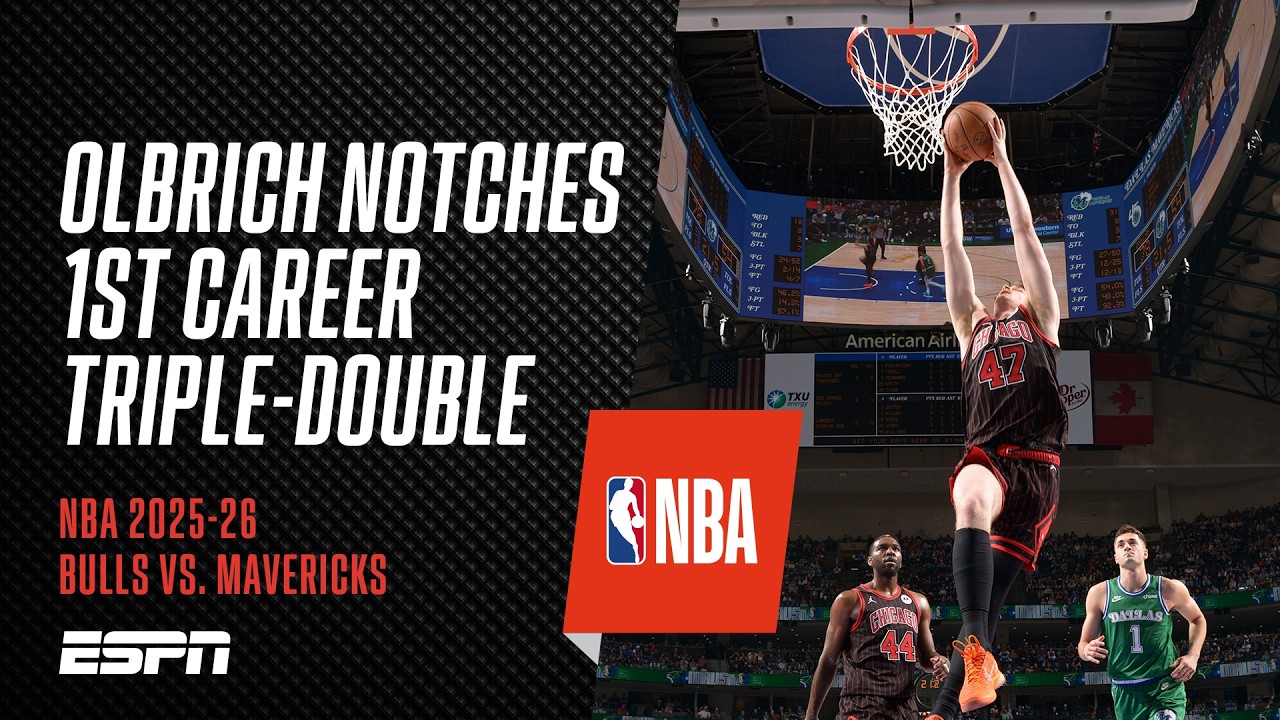 Lachie Olbrich stacks first career triple-double in the #NBA