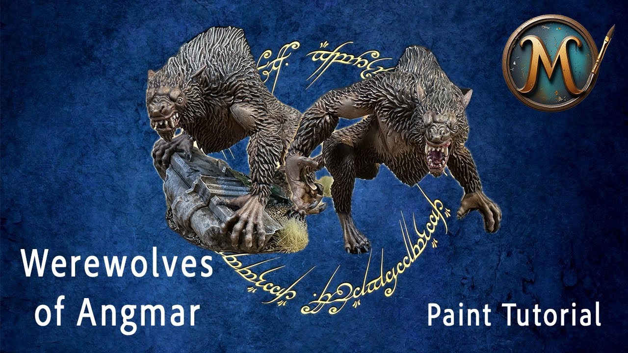 How to paint the Werewolves of Angmar | Lord of the Rings MESBG Painting Tutorial