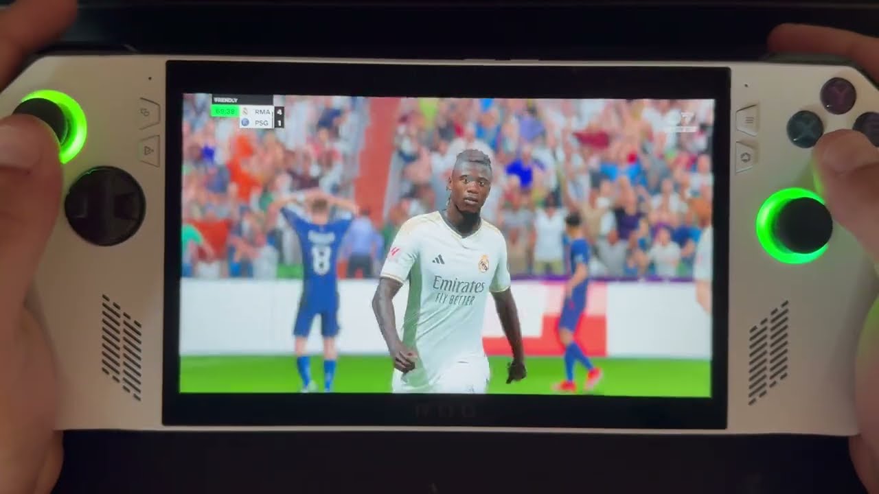 EA Sports FC 24 - Asus Rog Ally Z1 Extreme Gameplay - 15W and 25W Battery