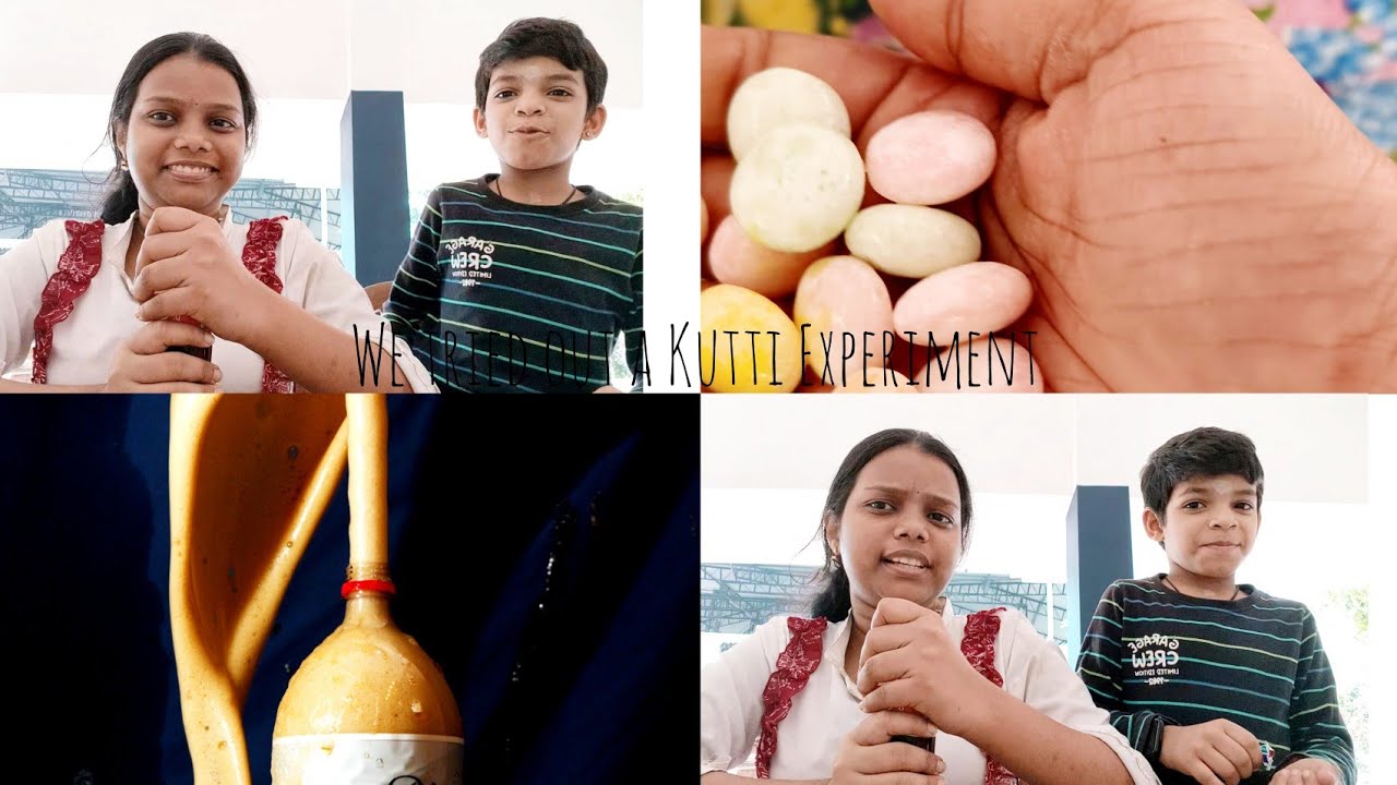 We tried out an experiment 🧪..........#family #trending #lifeisbutadream 