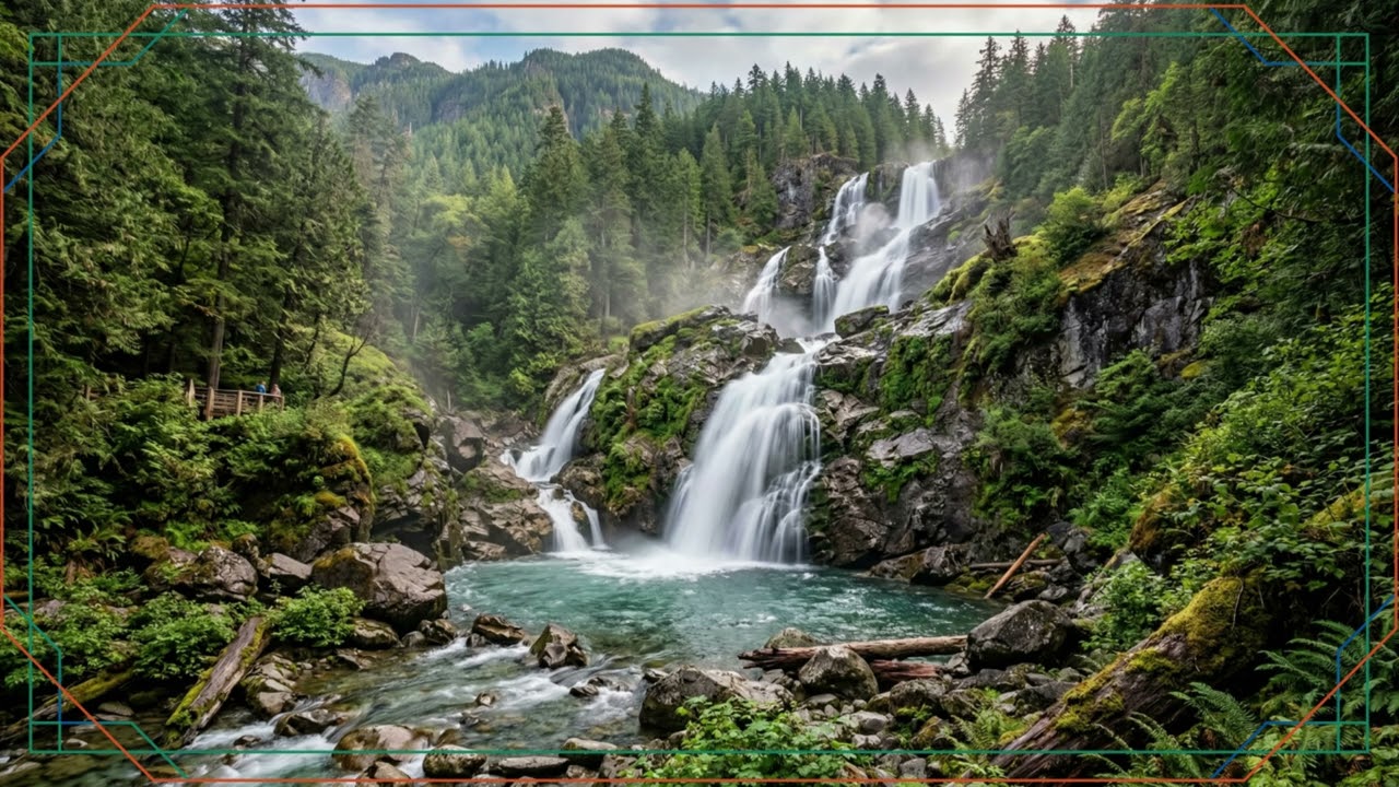 Waterfall Image for You | Slideshow | Framed Art Screensaver | Art for Your TV