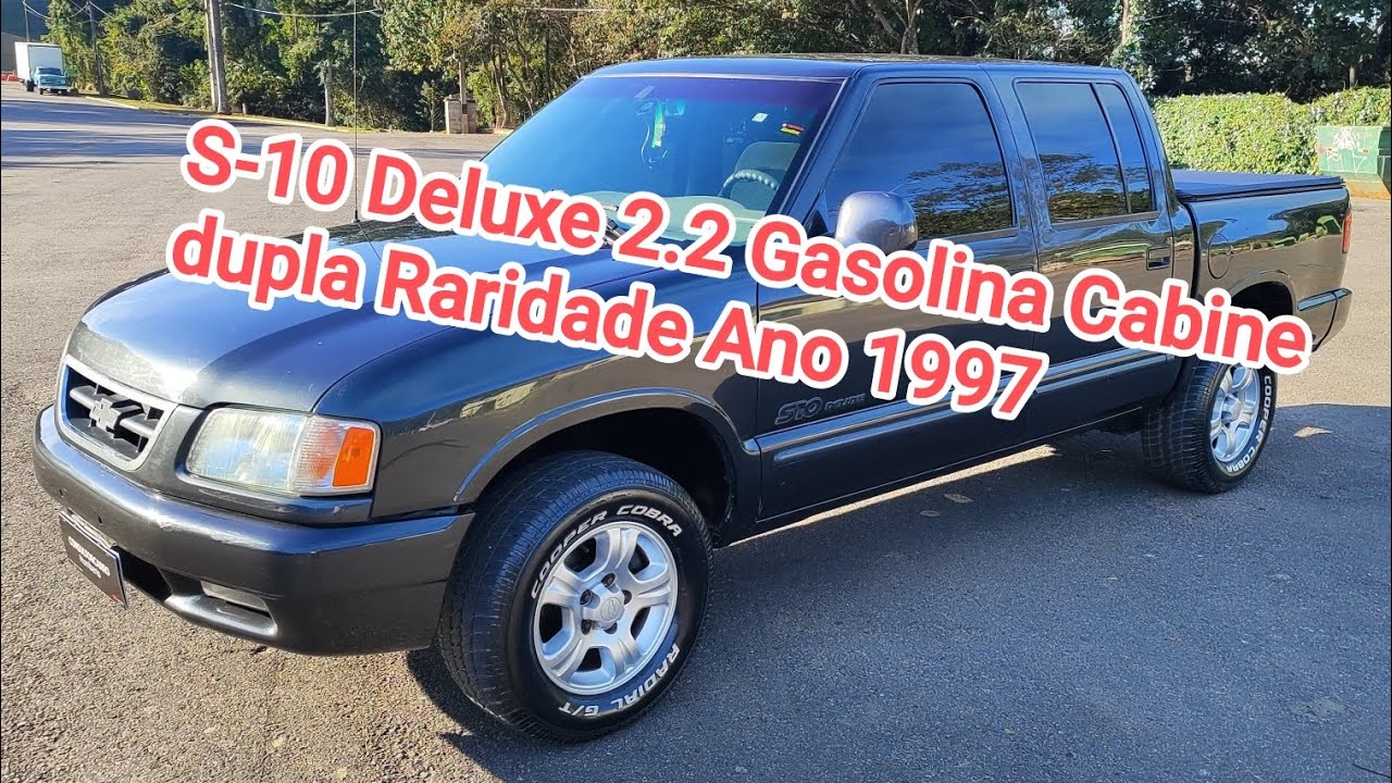 Chevrolet S-10 1997 Cabine dupla Modelo Deluxe Motor 2.2 Gasolina Raridade impecável!