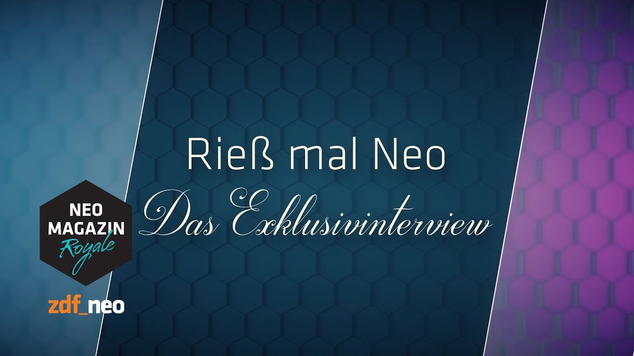 Rieß mal neo: Xavier Naidoo | NEO MAGAZIN ROYALE mit Jan Böhmermann - ZDFneo