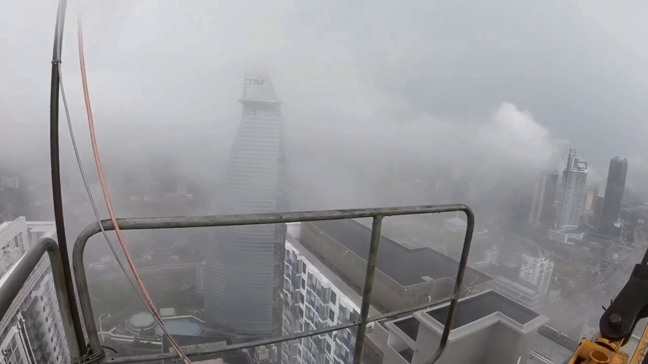 Malaysian Tower Crane Operator | Monsoon Season