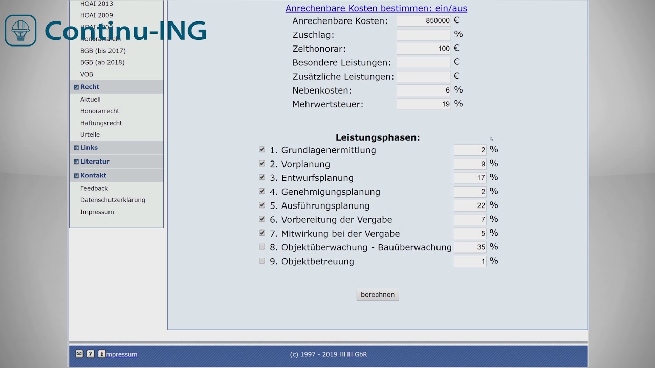 Praxisbeispiel: Wie erstelle ich ein Planungsangebot gemäß HOAI?