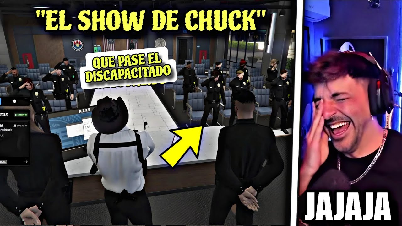 ¡EMPIEZA EL SHOW! EL AGENTE CHUCK (NEXXUZ) HACE su PRESENTACIÓN OFICIAL y TODO se SALE DE CONTROL 😎😂