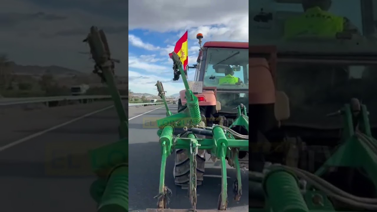 Protestas agrarias en Lorca 