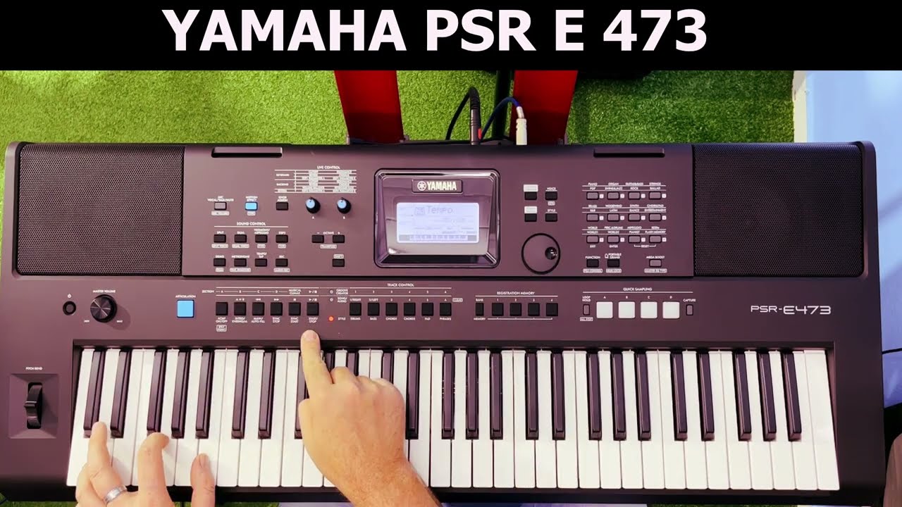 Demonstração do teclado Yamaha prs E 473 Whatsap 47984644779