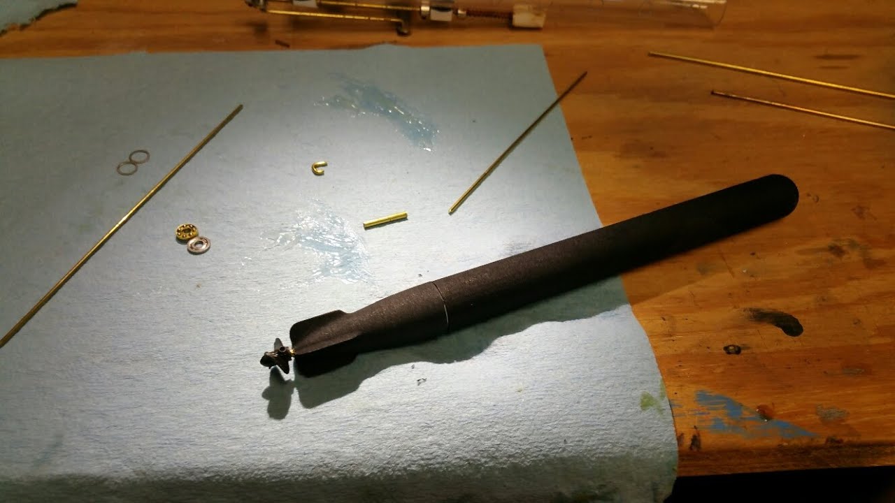 German Type VII R/C buildup in 1/32 scale - CH.9: Torpedoes!