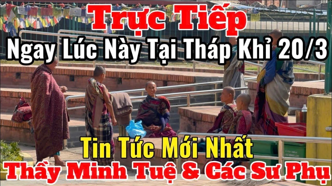Trực Tiếp Tin Tức Mới Nhất Thầy Minh Tuệ & Các SưPhụ Ngay Lúc Này 20/3 Tại Tháp Khỉ Nepal #suminhtue