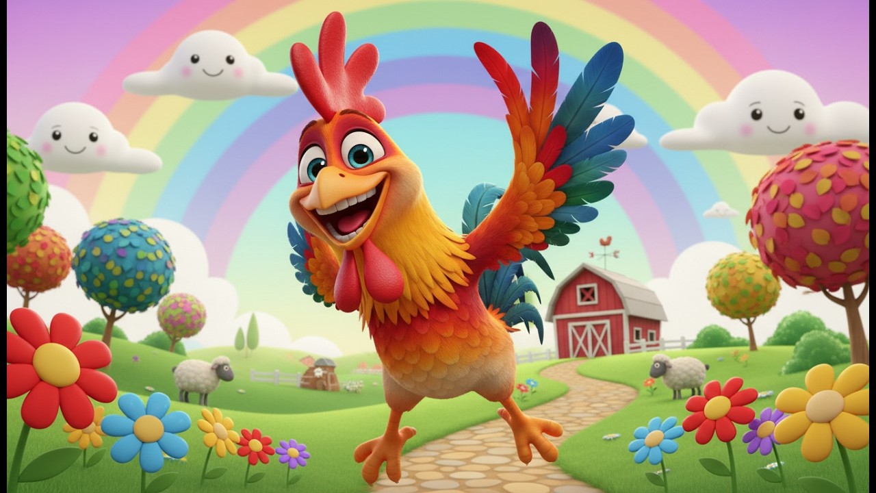 Guten Morgen Hahn 2 🐓 | Kinderlied Deutsch | Fröhliches Morgenlied für Kinder