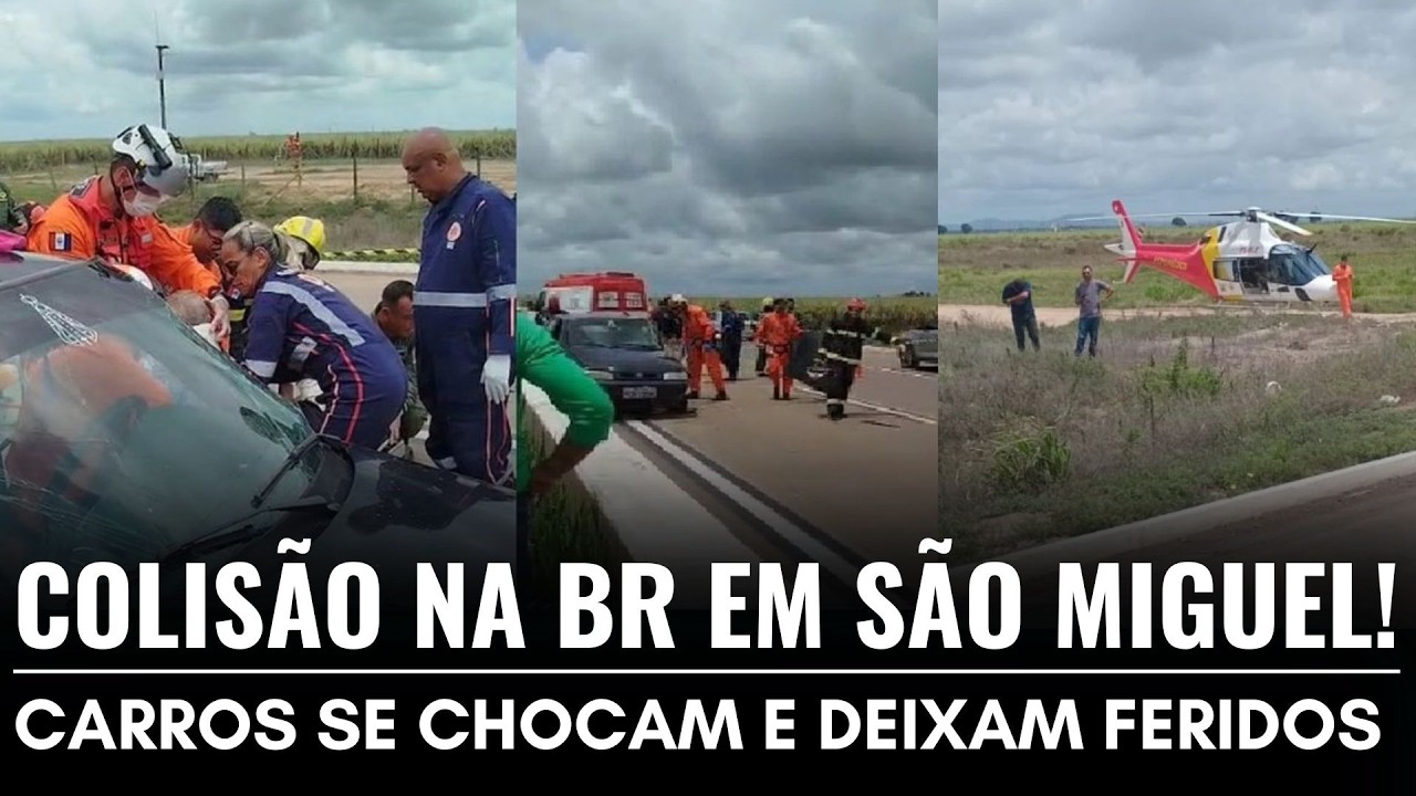 VÍTIMA FICA PRESO ÁS FERRAGENS EM SÃO MIGUEL DOS CAMPOS!