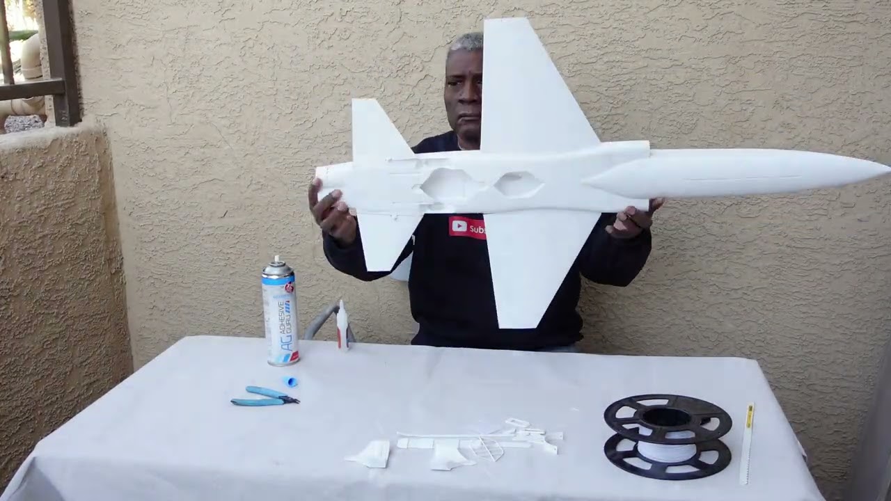 Worlds First 3D Printed RC T 38 Jet