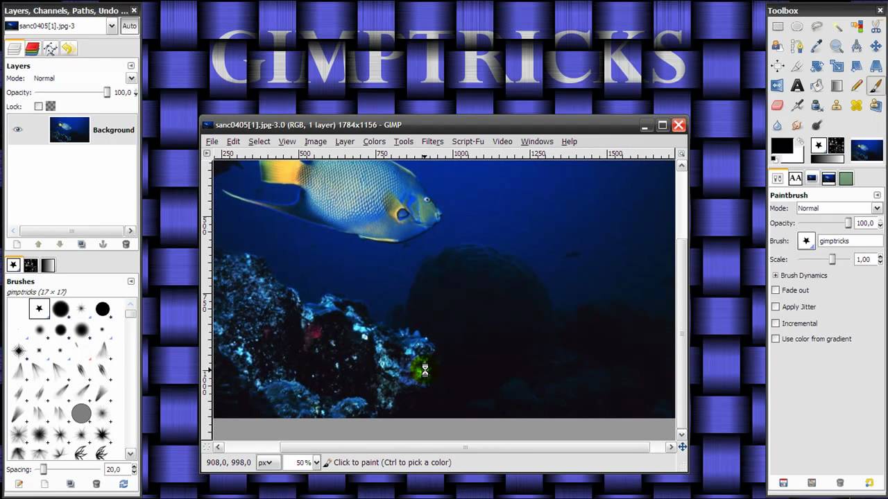 Cool tricks about the Gimp interface - GIMP tutorial