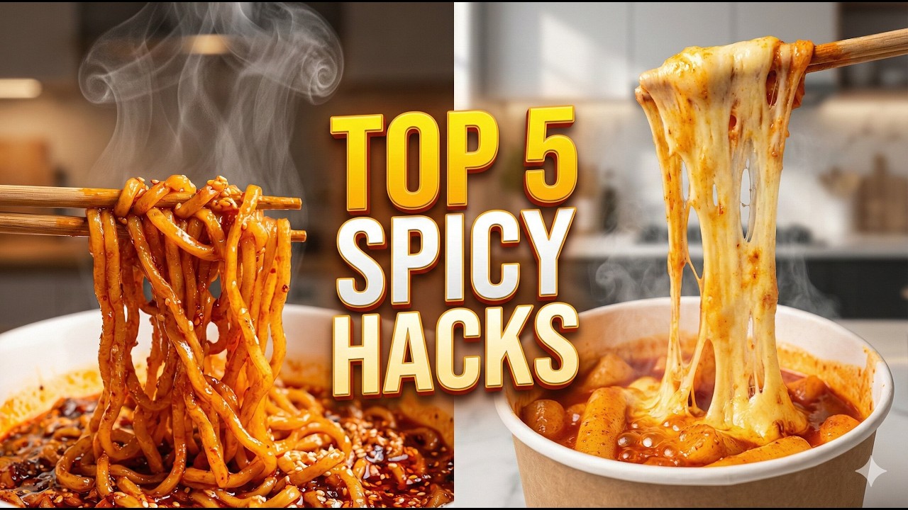 Top 5 Viral Spicy & Cheesy Convenience Store Hacks! 🔥🧀 (Best of 2026)
