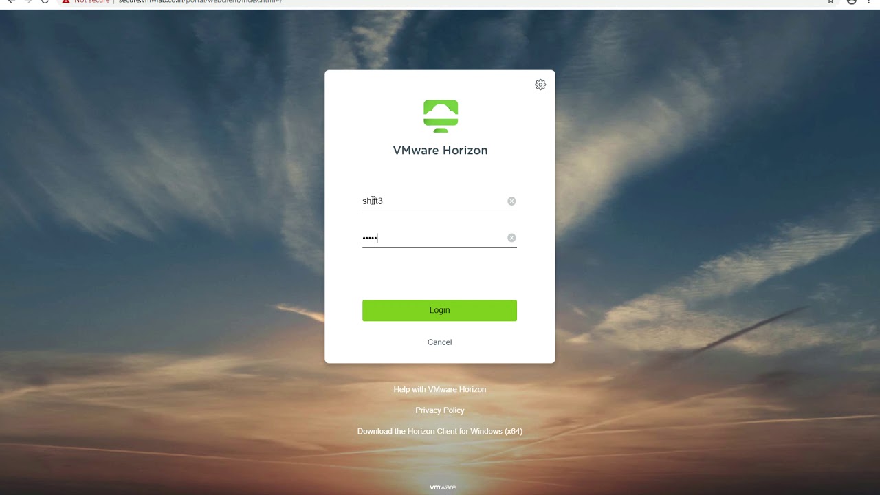 Remote PC Access for Shift Workers using VMware Horizon 7