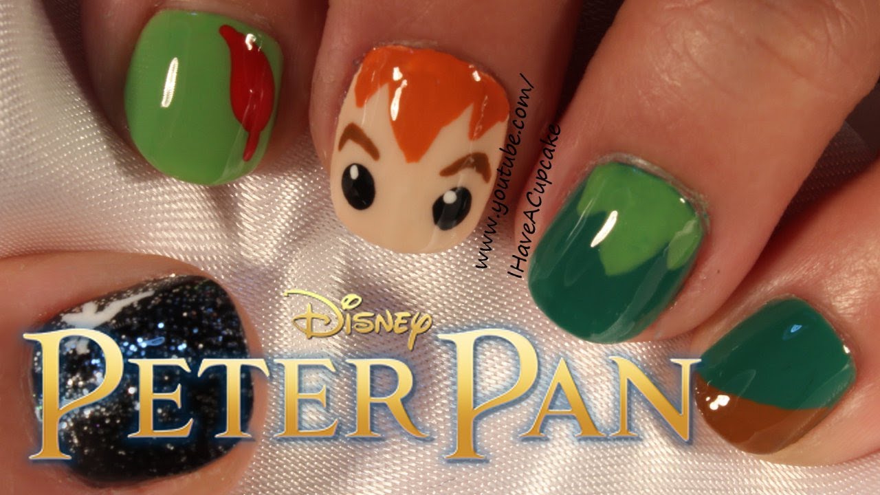 Simple Peter Pan Nail Art