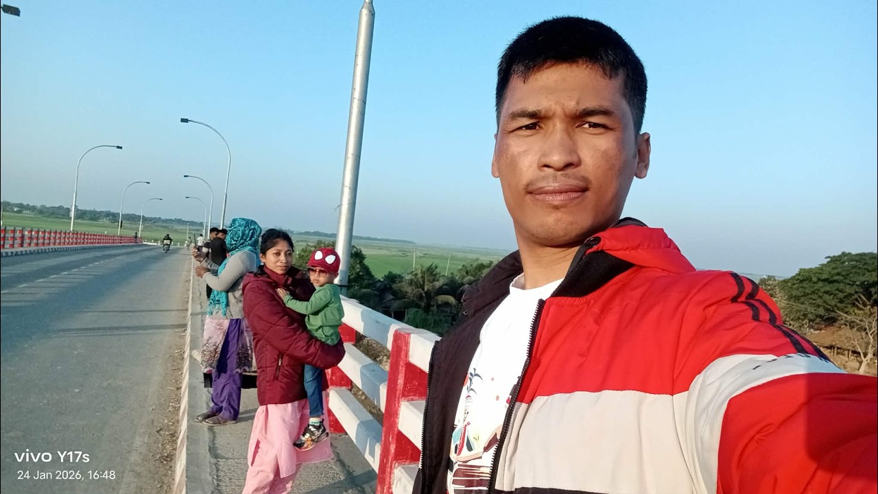 মধ্যনগর ভাইরাল ব্রিজ। সুনামগঞ্জ।