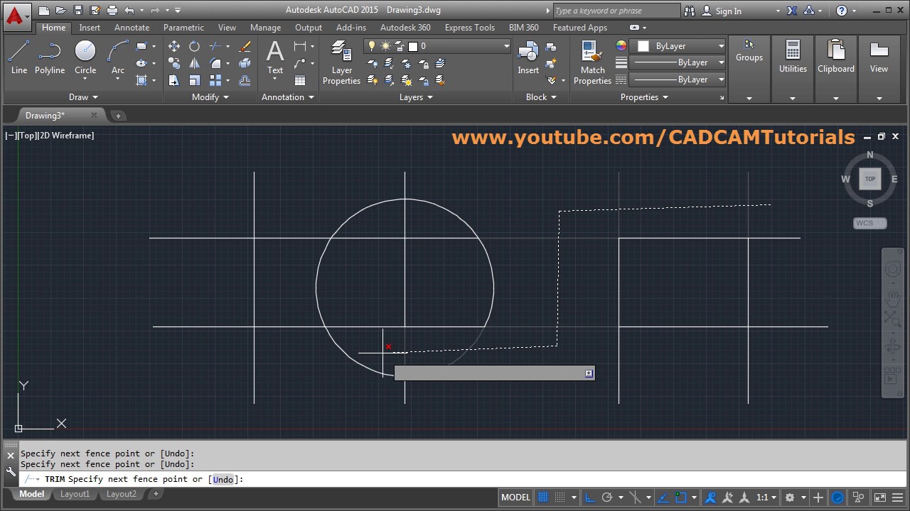 How to Use Trim Command in AutoCAD | AutoCAD Trim Command Tutorial Complete