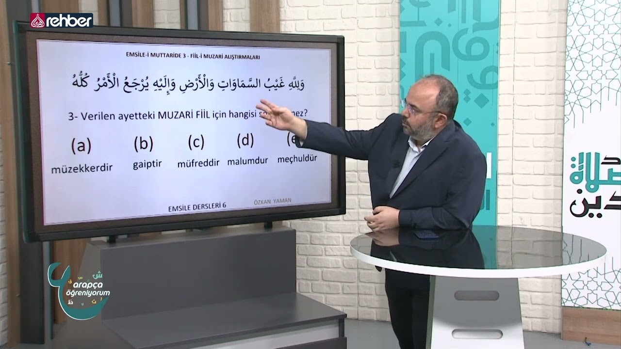 Arapça Öğreniyorum | Emsile-i Muttaride (Fiil-i Müzari Alıştırmaları 1) 26. Ders