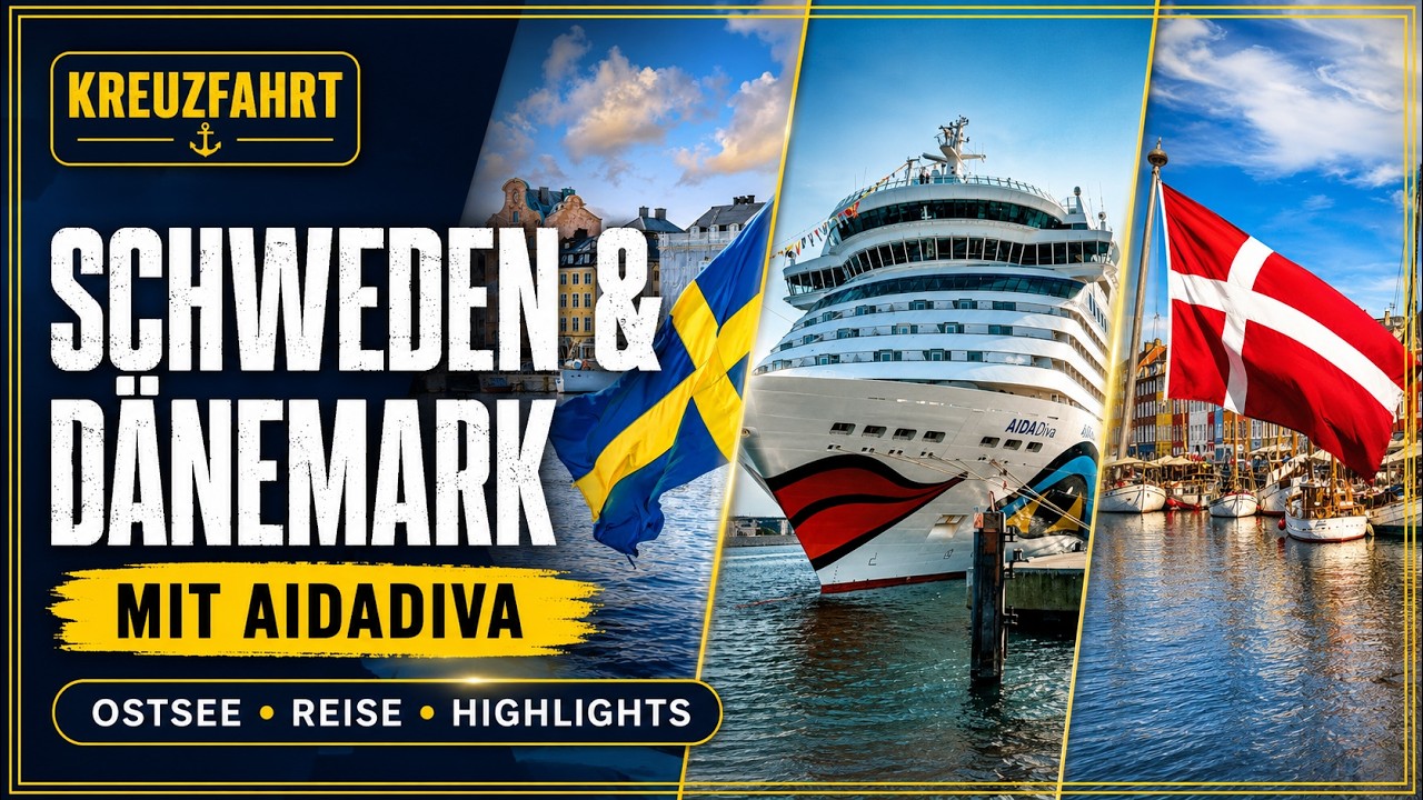Schweden & Dänemark ab Warnemünde mit AIDAdiva Stockholm Visby Kopenhagen