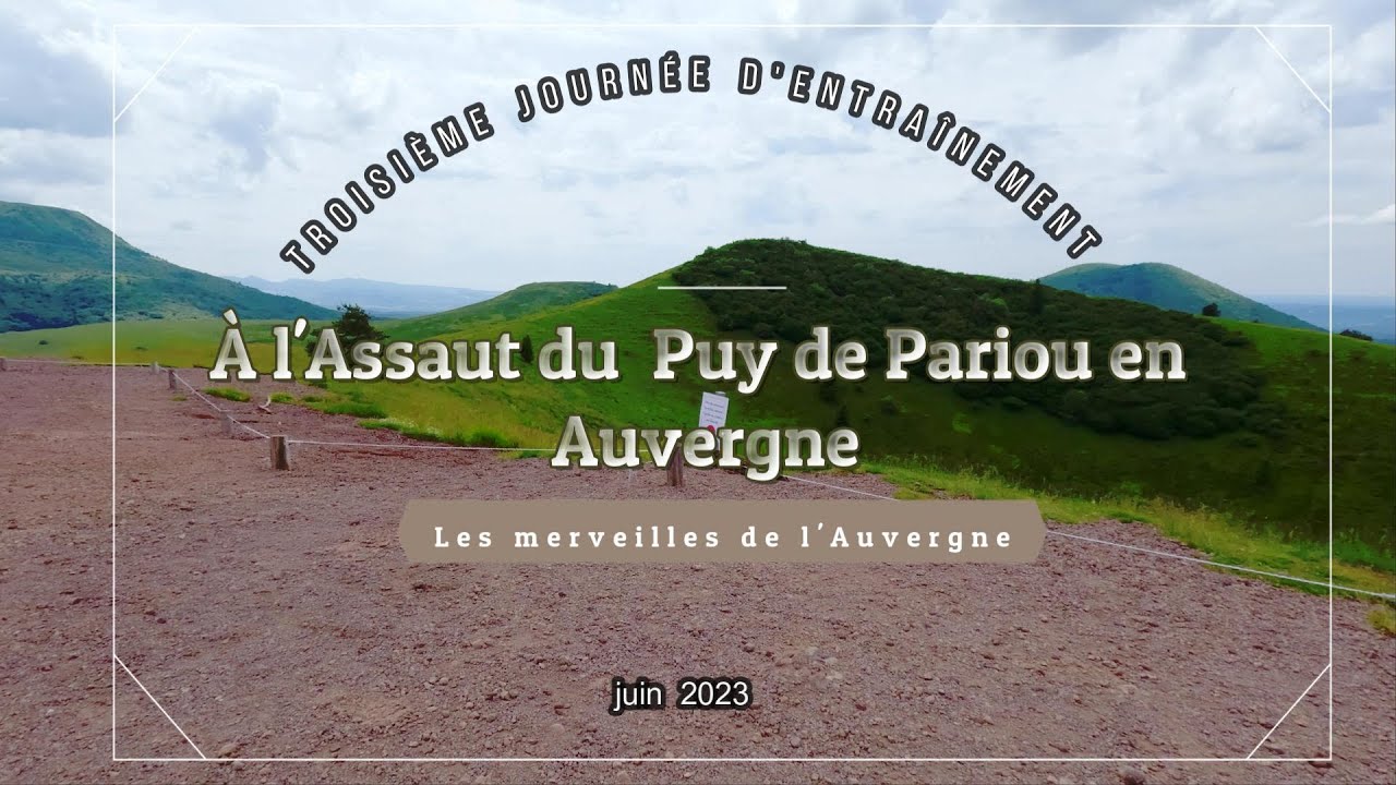 &Agrave; la D&eacute;couverte du Puy Pariou depuis le terrain de Golf