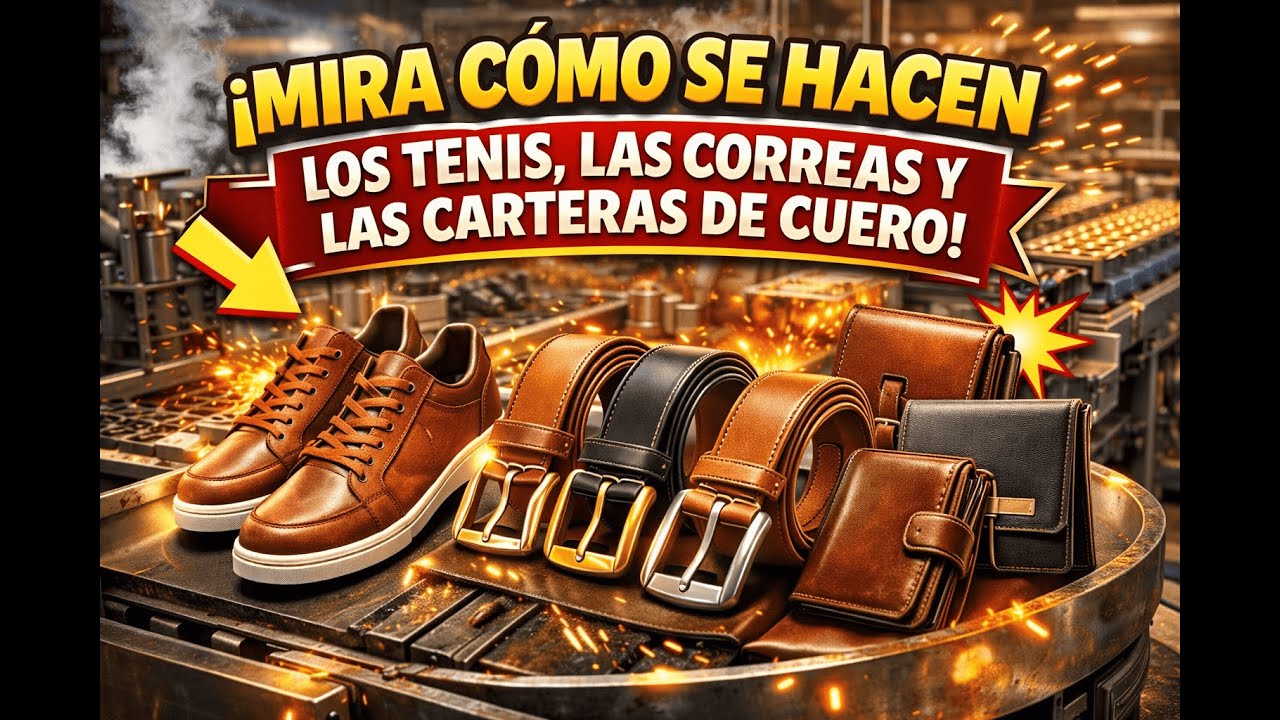 Este proceso es una locura 😮‍🔥 | Creación de zapatos, cartera y correa.