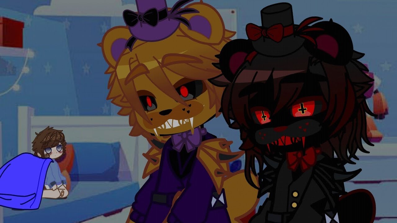 Micheal meets Nightmare & Nightmare Freadbear ○||GregMike(Not a ship!)/Gregbot||○ ♡||Willry||♡