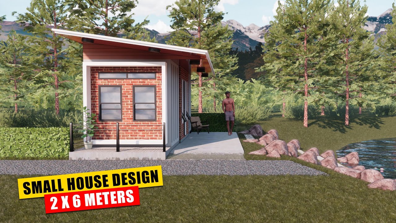 Tiny House Design 2,4 x 6 Meters ( 14 Sqm ) Using Shipping Container Material