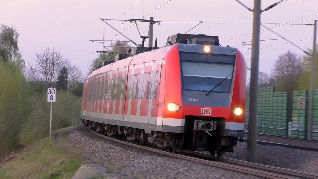 Bahnverkehr auf der KBS 900 in Vierkirchen [Teil 2/2] mit S-Bahn München • BR 111• ICEs • Güterzüge