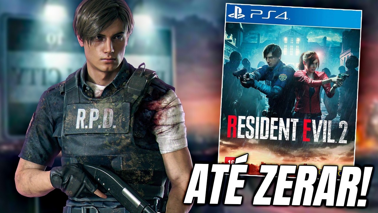 MARATONA RE9: Resident Evil 2 REMAKE Completo Até Zerar!