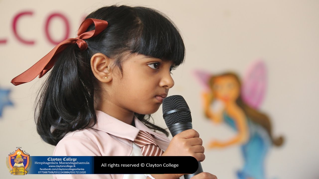 Clayton College | Welcome Ceremony For New Grade 01 Students - 11/01/2017