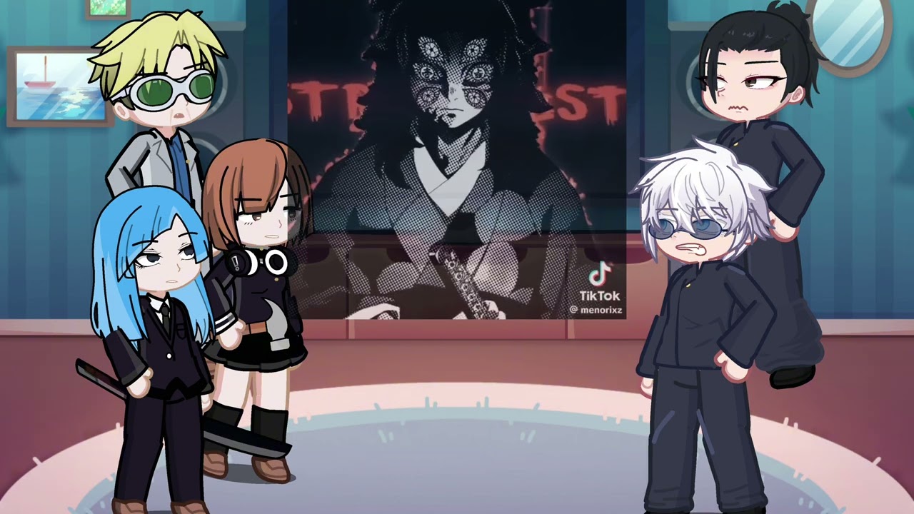 Jujutsukaisen react to kokushibo | giyuu | Demon slayer | Gojo | Gacha life 2