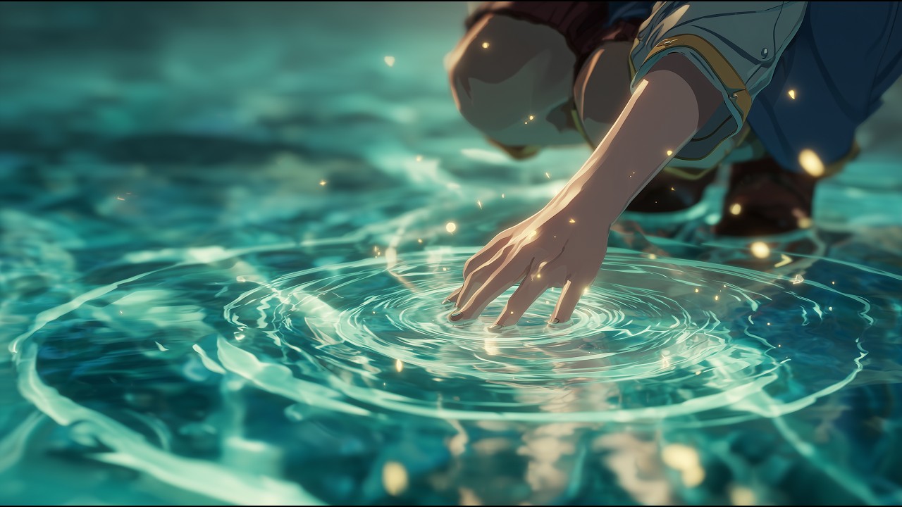 [Healing Lake] Spirit Spring of Moonlight | Deep Sleep & Focus RPG Ambience