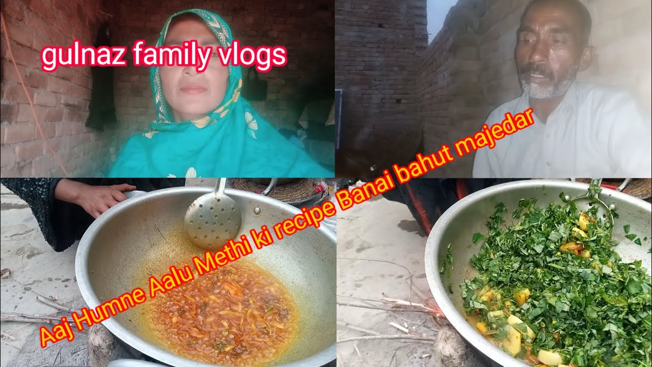 Aaj Humne Aalu Methi ki recipe bunai bahut majedar