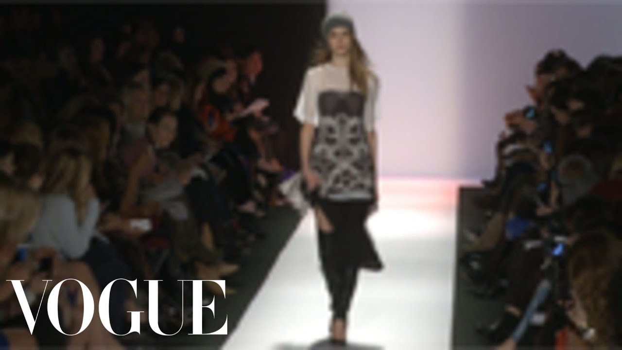 BCBG Max Azria Ready to Wear Fall 2013 Vogue Fashion Week Runway Show