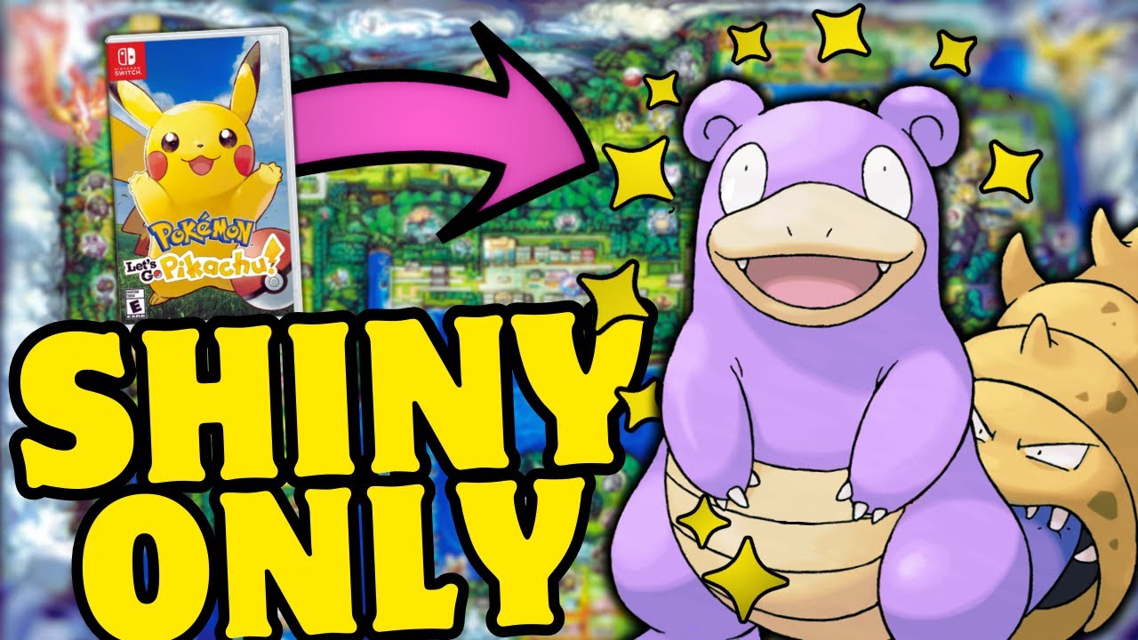 Прохожу Pokémon Let's Go Pikachu, но могу использовать только SHINIES (Хардкорный Назлок!)