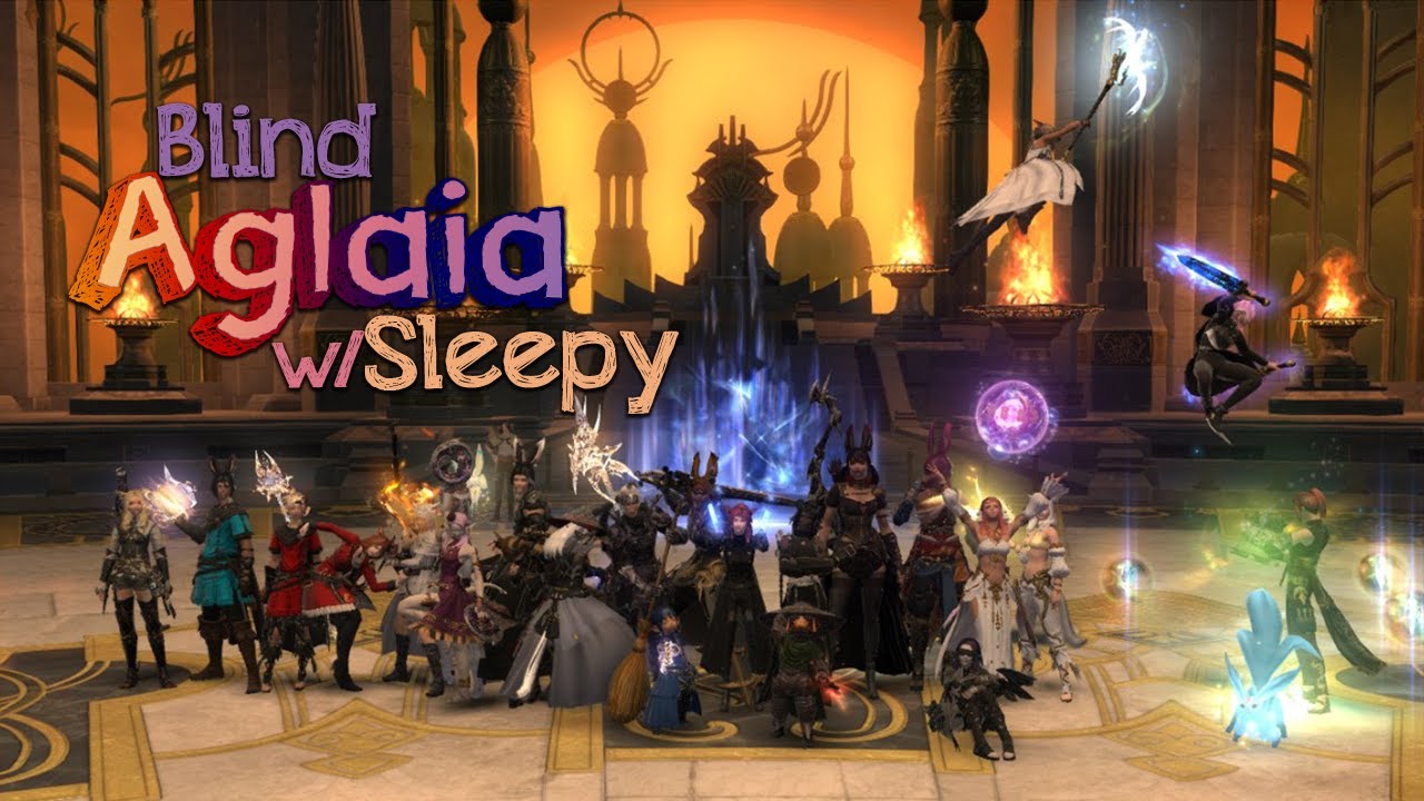 [FFXIV] First Time Aglaia || Blind 24 man FC run