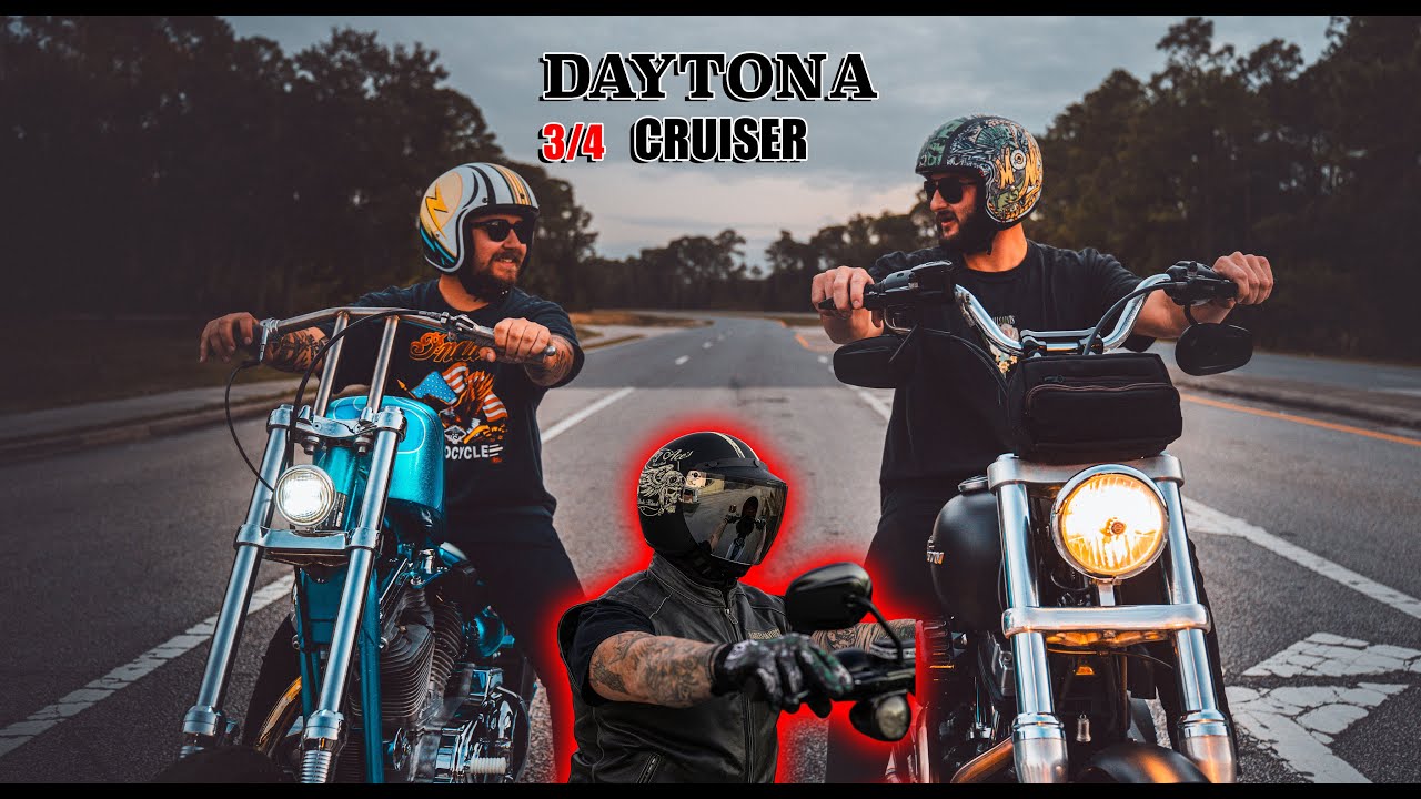 Daytona Helmets- The Thinnest & Lightest Weight D.O.T. Open Face Motorcycle Helmet On The Market