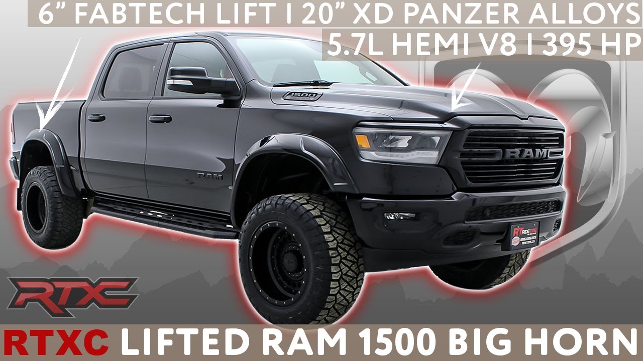 Custom and Lifted 2019 Ram 1500 Big Horn 4WD | 2020 RTXC Update | ridetime.ca
