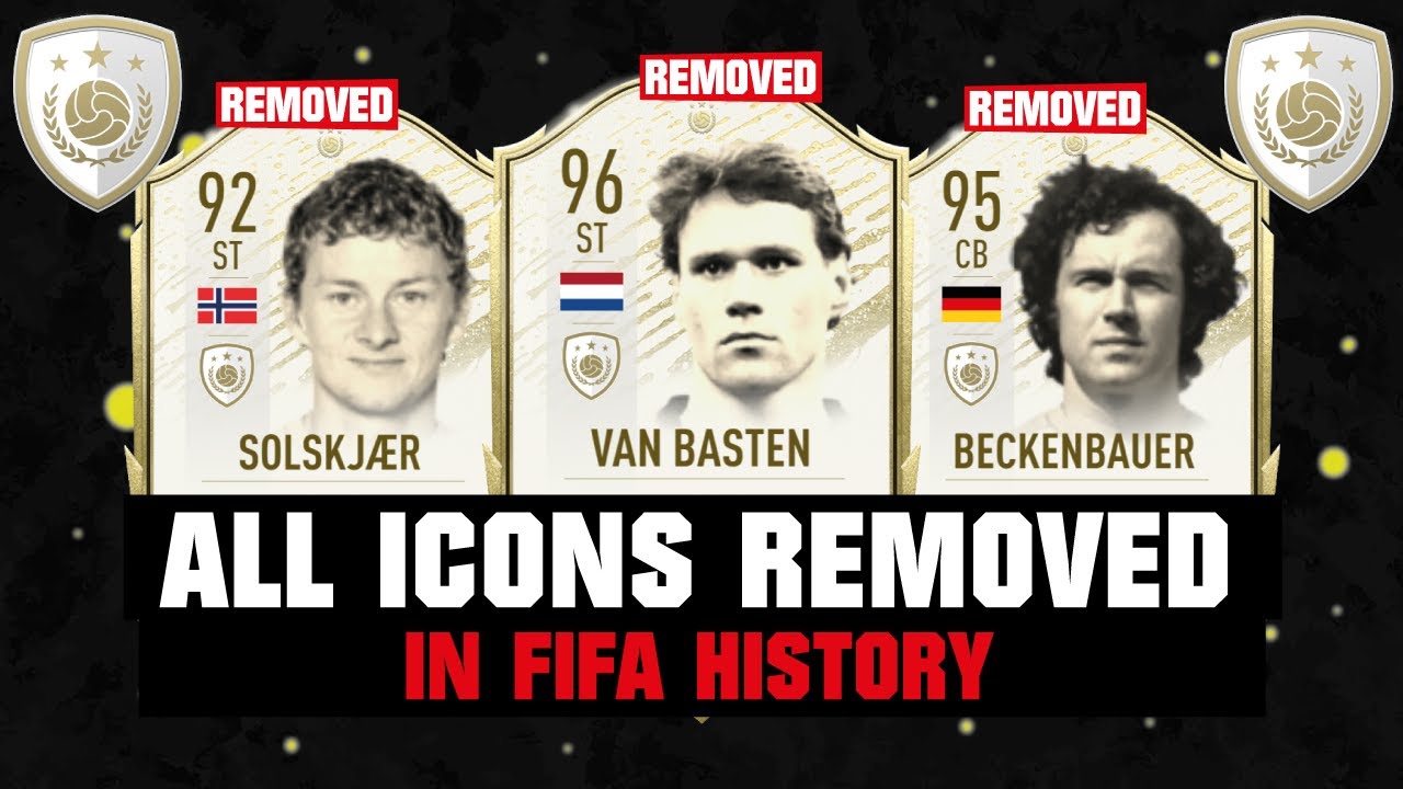 ALL ICONS REMOVED IN FIFA HISTORY! 😱⚠️| FIFA 14 - FIFA 21