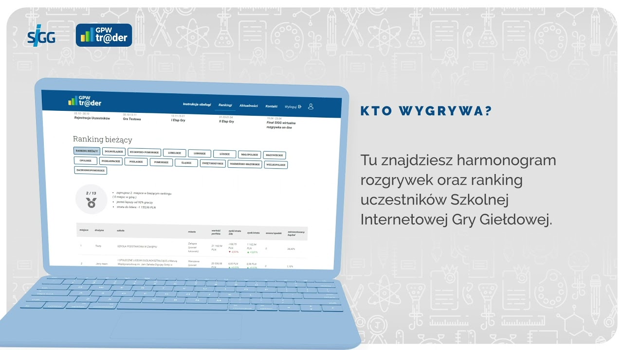 Tutorial Szkolnej Internetowej Gry Giełdowej