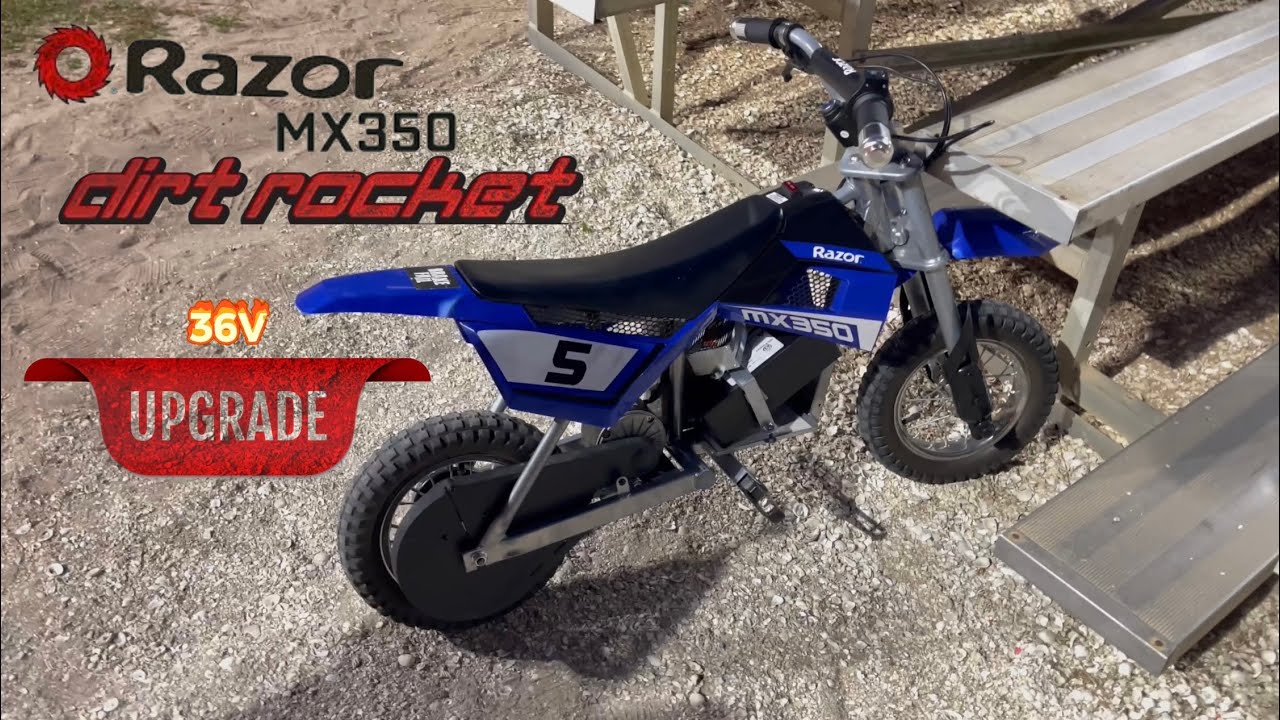 Модернизированный мотоцикл Razor MX350 Dirt Rocket! 24 В на 36 В; Что я поставил, первый запуск, ...