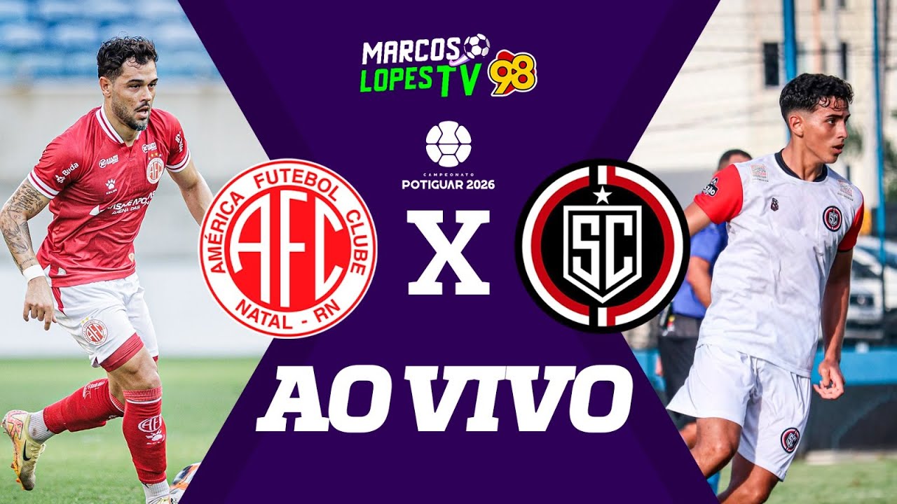 [🔴🟡 AO VIVO] AMÉRICA x SANTA CRUZ  | CAMPEONATO POTIGUAR 2026 - 08/02/2026