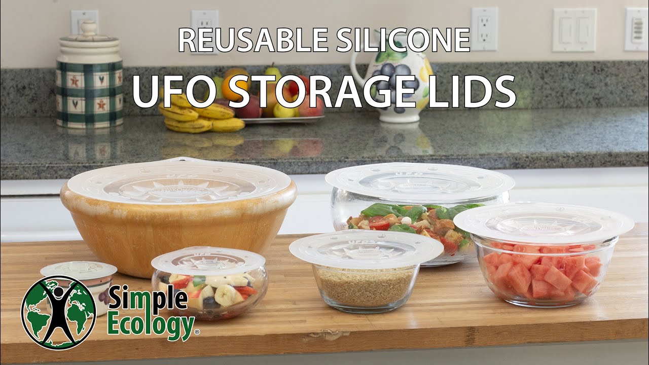 UFO Reusable Silicone Bowl Lids & Splatter Shields