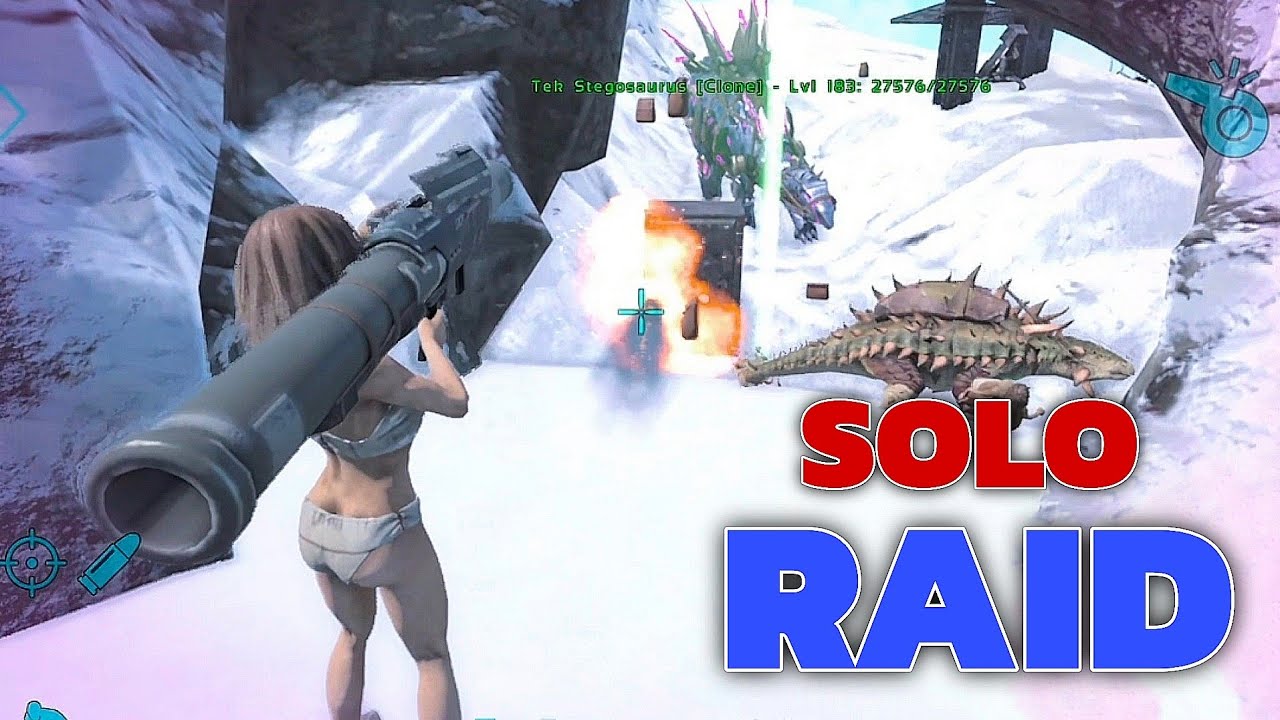 SOLO RAID SMALL TRIBE OFFICIAL / ARK ULTIMATE MOBILE EDITION EP.#3