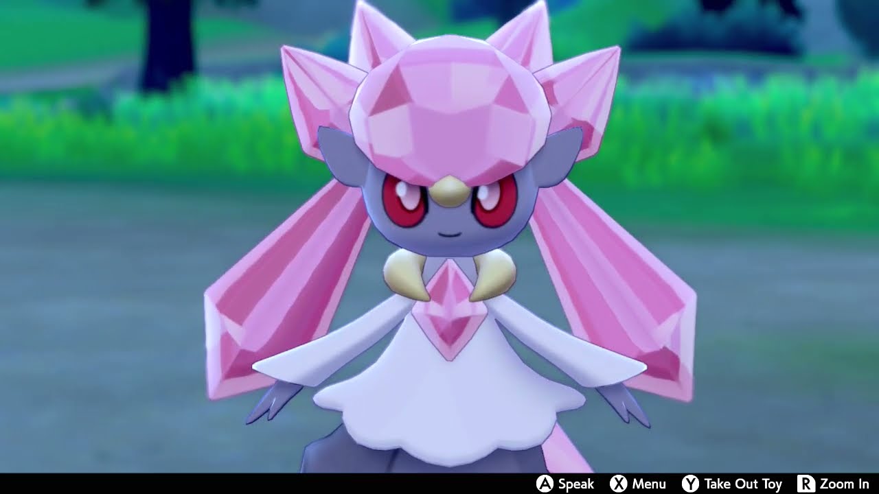 Diancie In Camp - Pokemon Sword & Shield